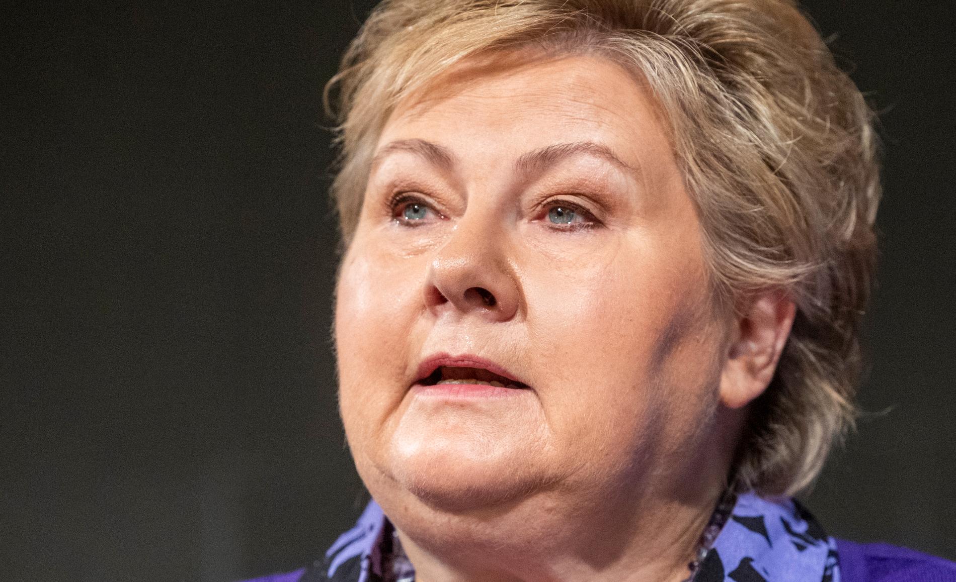 DID NOT UNDERSTAND: Erna Solberg did not understand that Finansavisen's article contained new information.