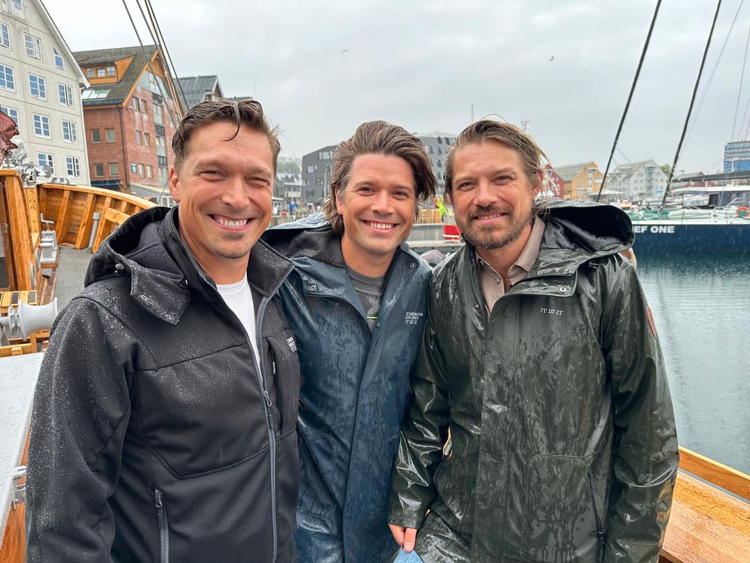 I fratelli Hanson sono in viaggio di pesca in Norvegia