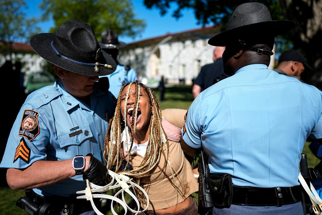 USA: Politiet brukte elektrosjokkvåpen mot Gaza-demonstranter