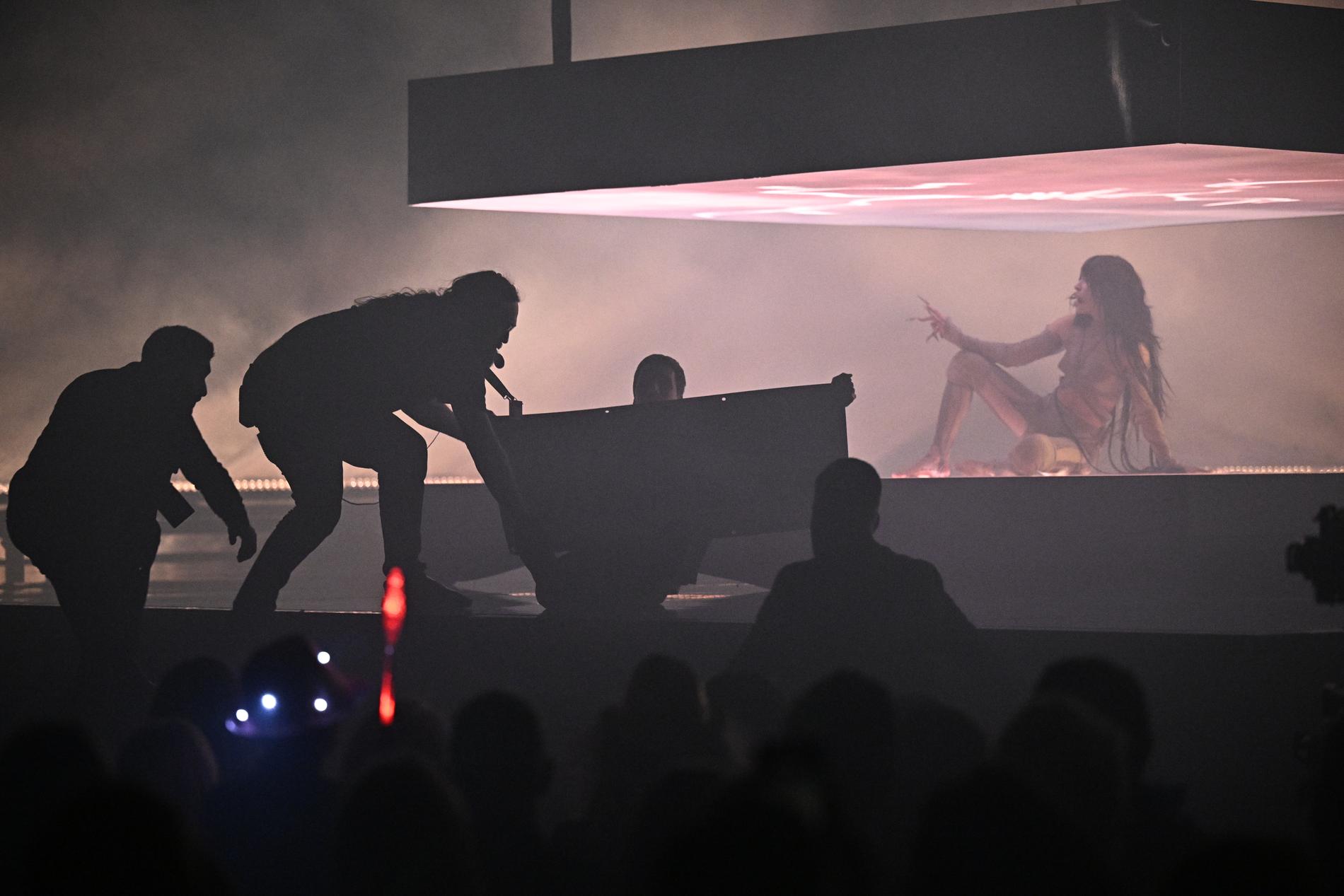 Il palco è stato preso d’assalto durante il Melodifestivalen