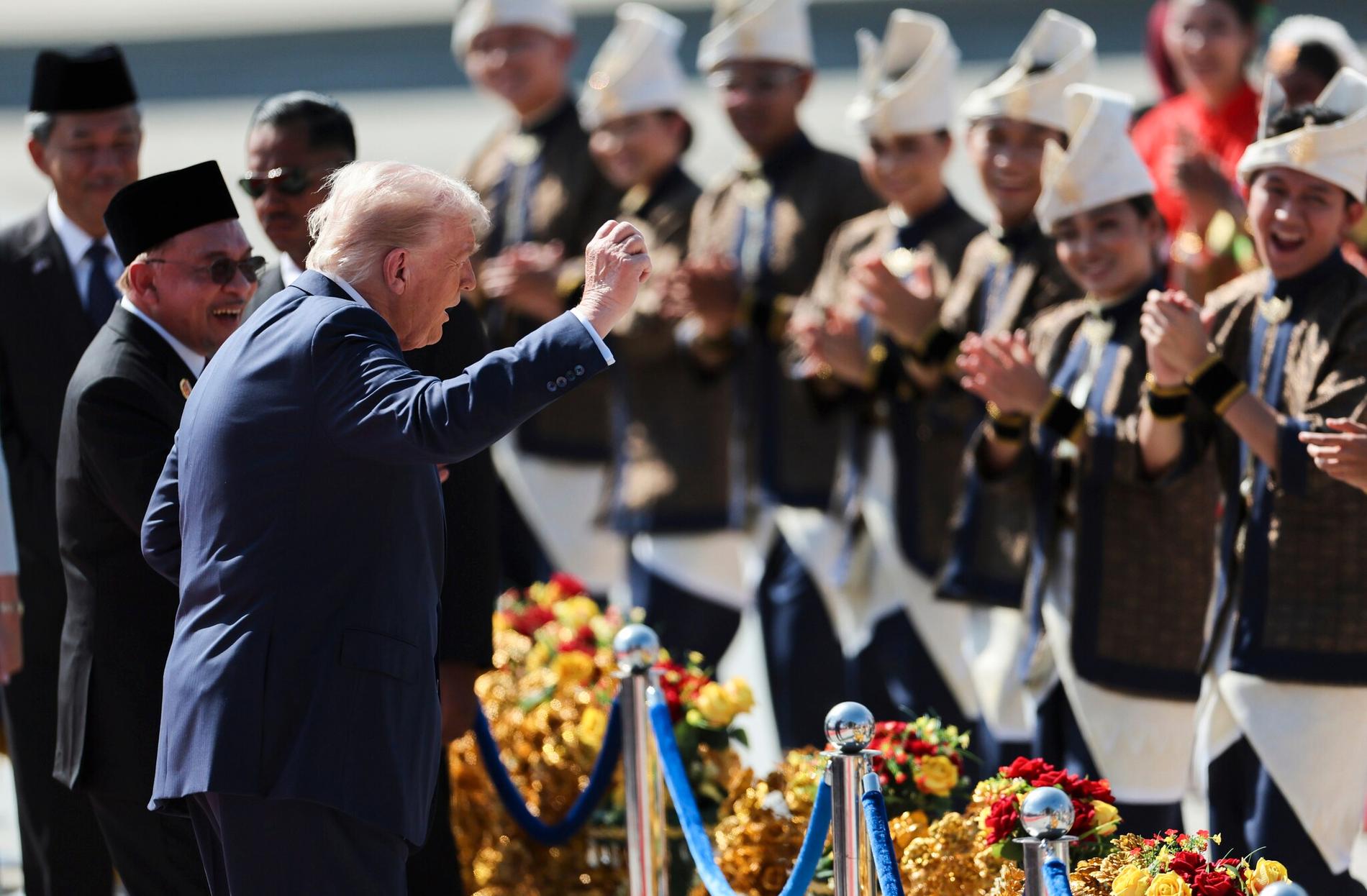 Trump med velkomstdans i Malaysia
