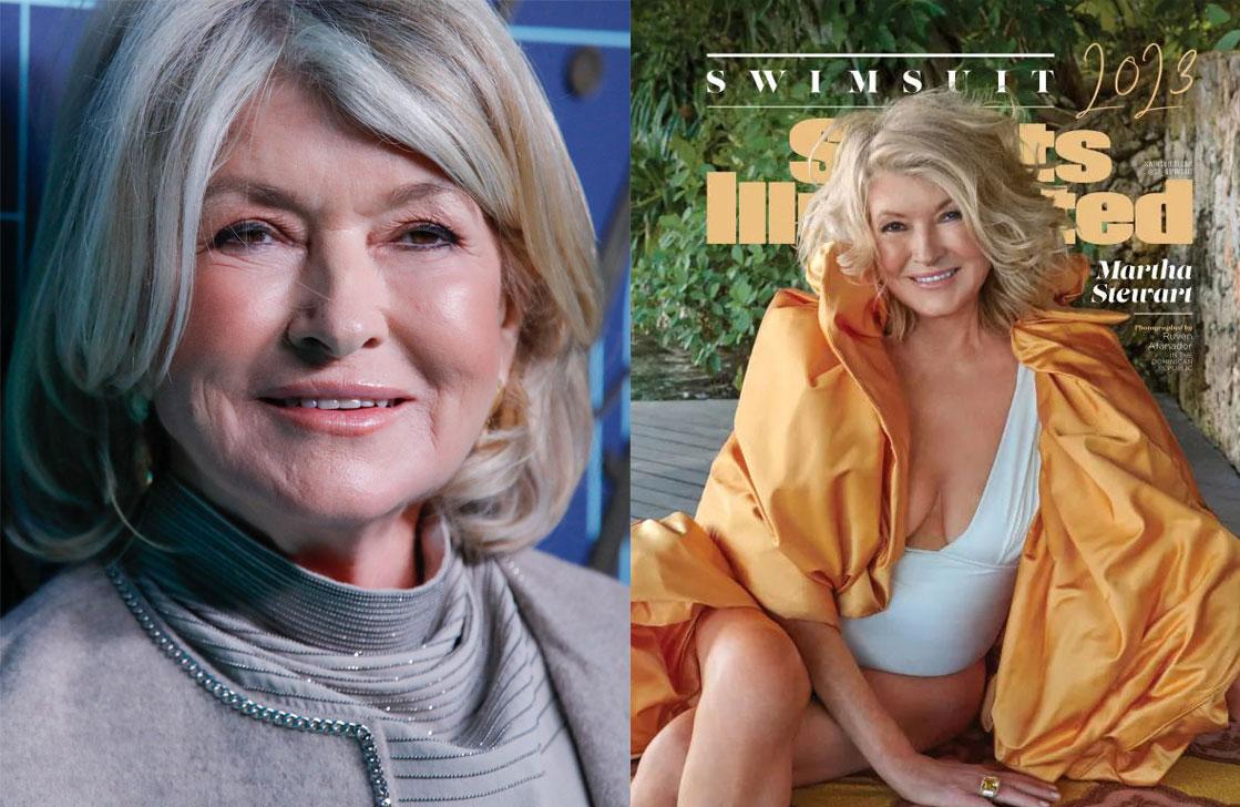 Martha Stewart (81) graces the iconic Sports Illustrated cover