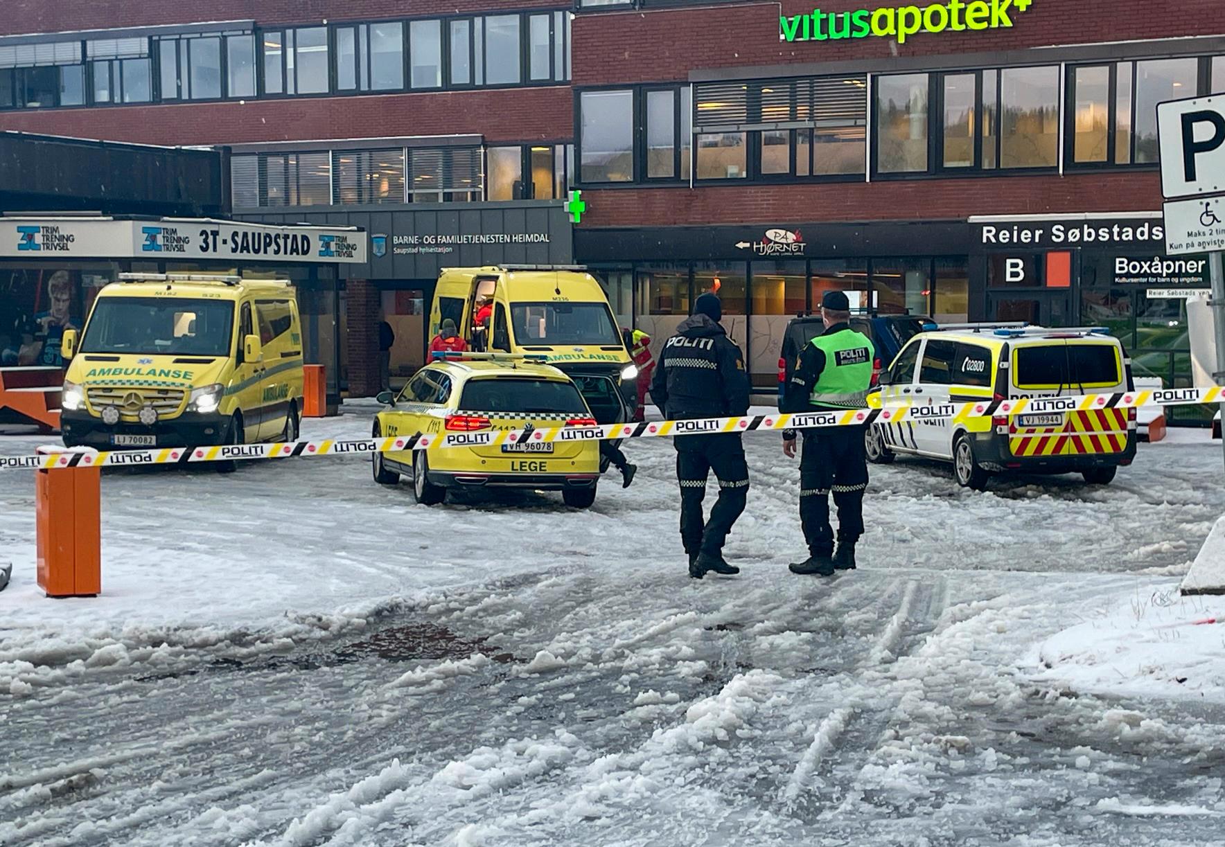 Violent Incident at Trøndelag Health Center: Two Employees Attacked with Sharp Object