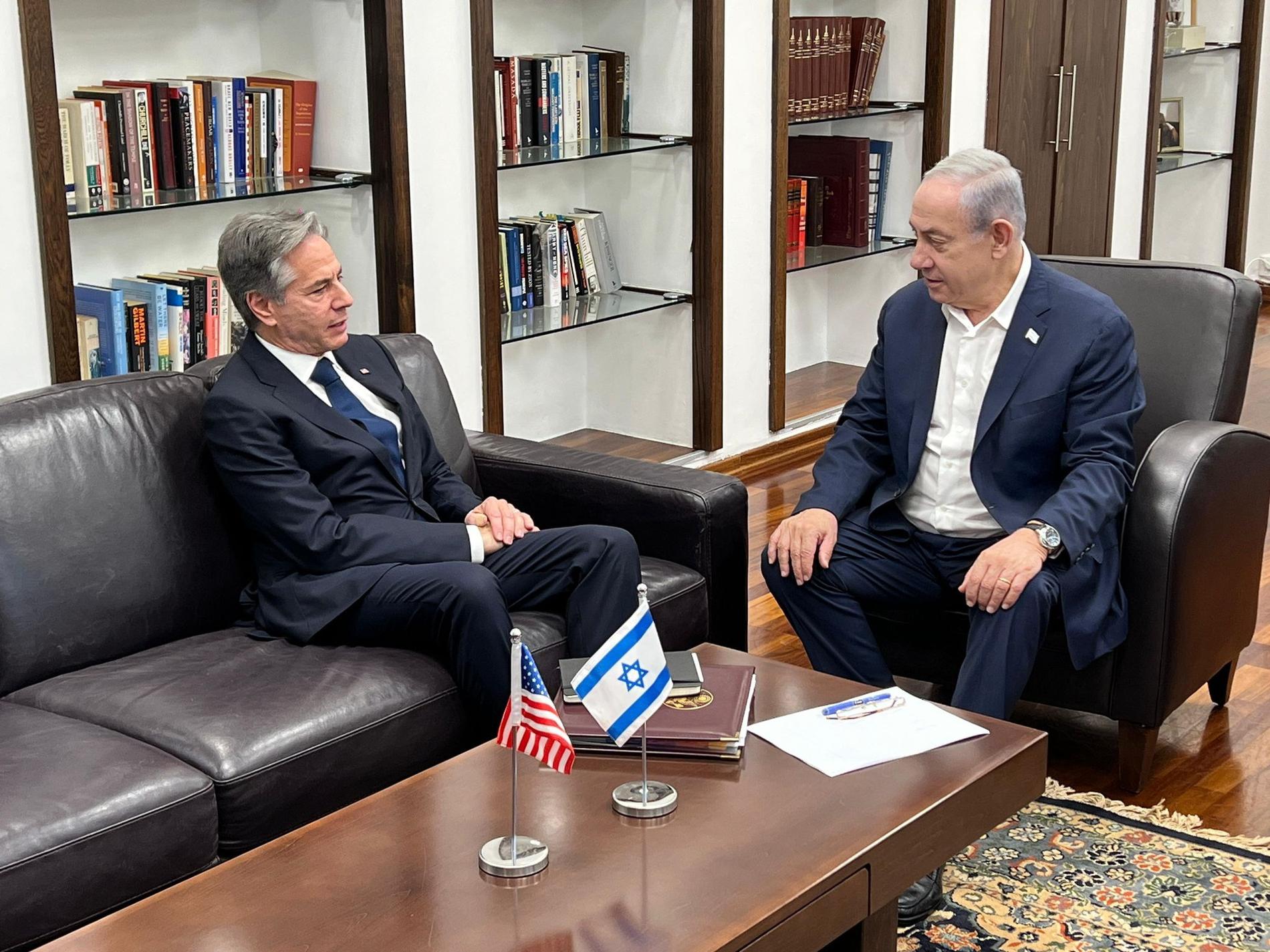 Meeting: US Secretary of State Anthony Blinken and Israeli Prime Minister Benjamin Netanyahu met on Friday in Tel Aviv.
