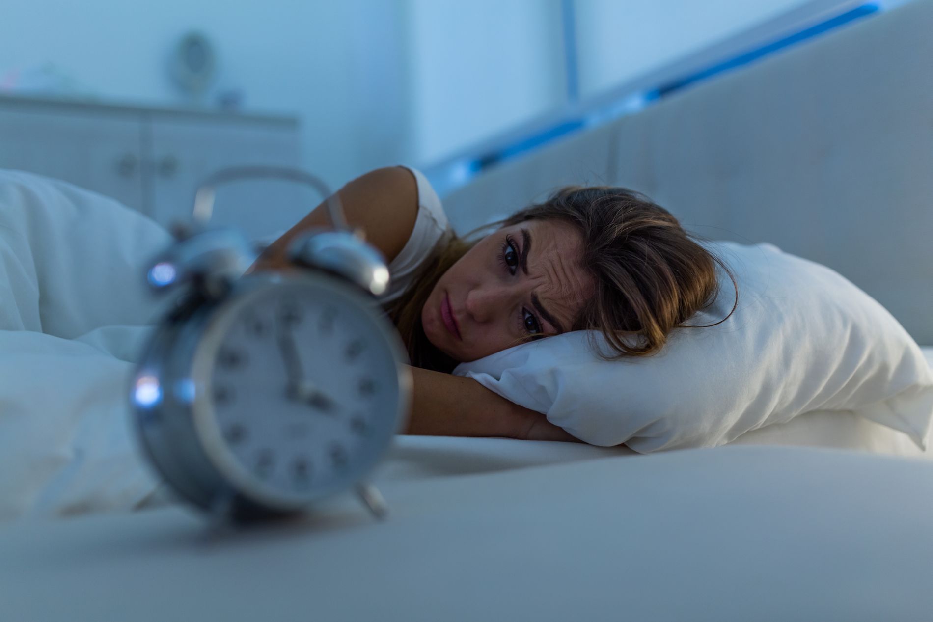 Es posible que tenga problemas para conciliar el sueño o dormir mal si sufre de estrés.