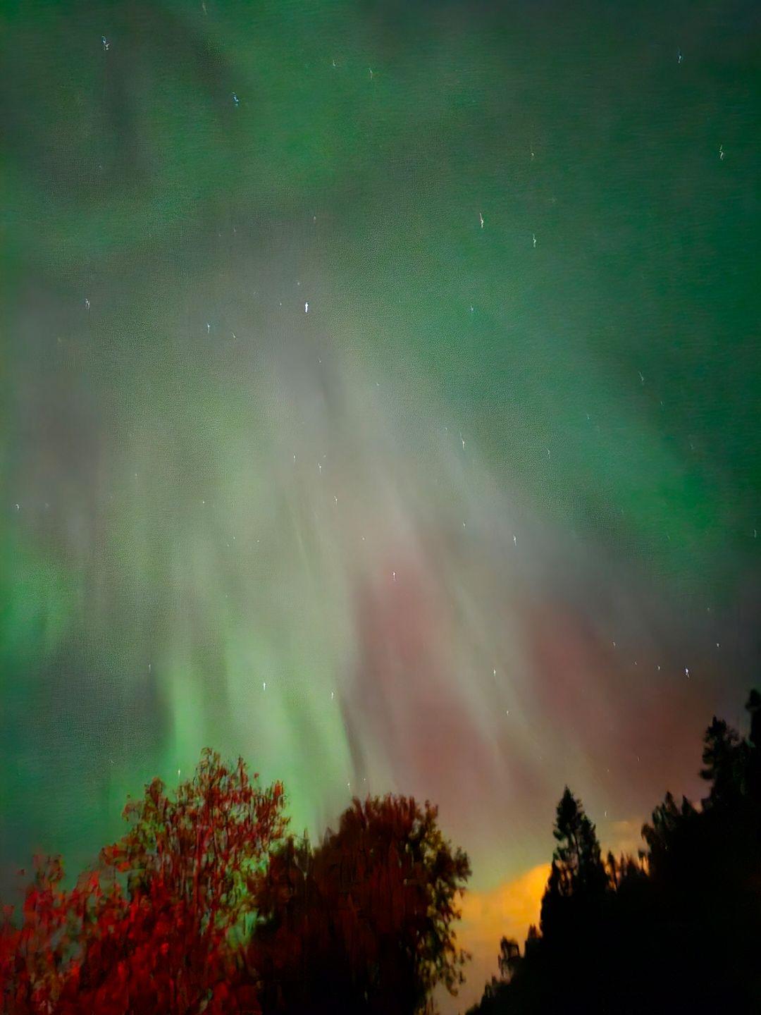 Ny nordlys-natt i Sør-Norge