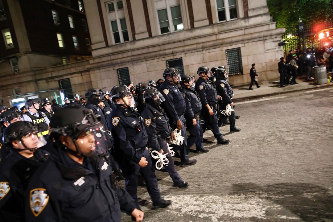 New York : la police sur le campus