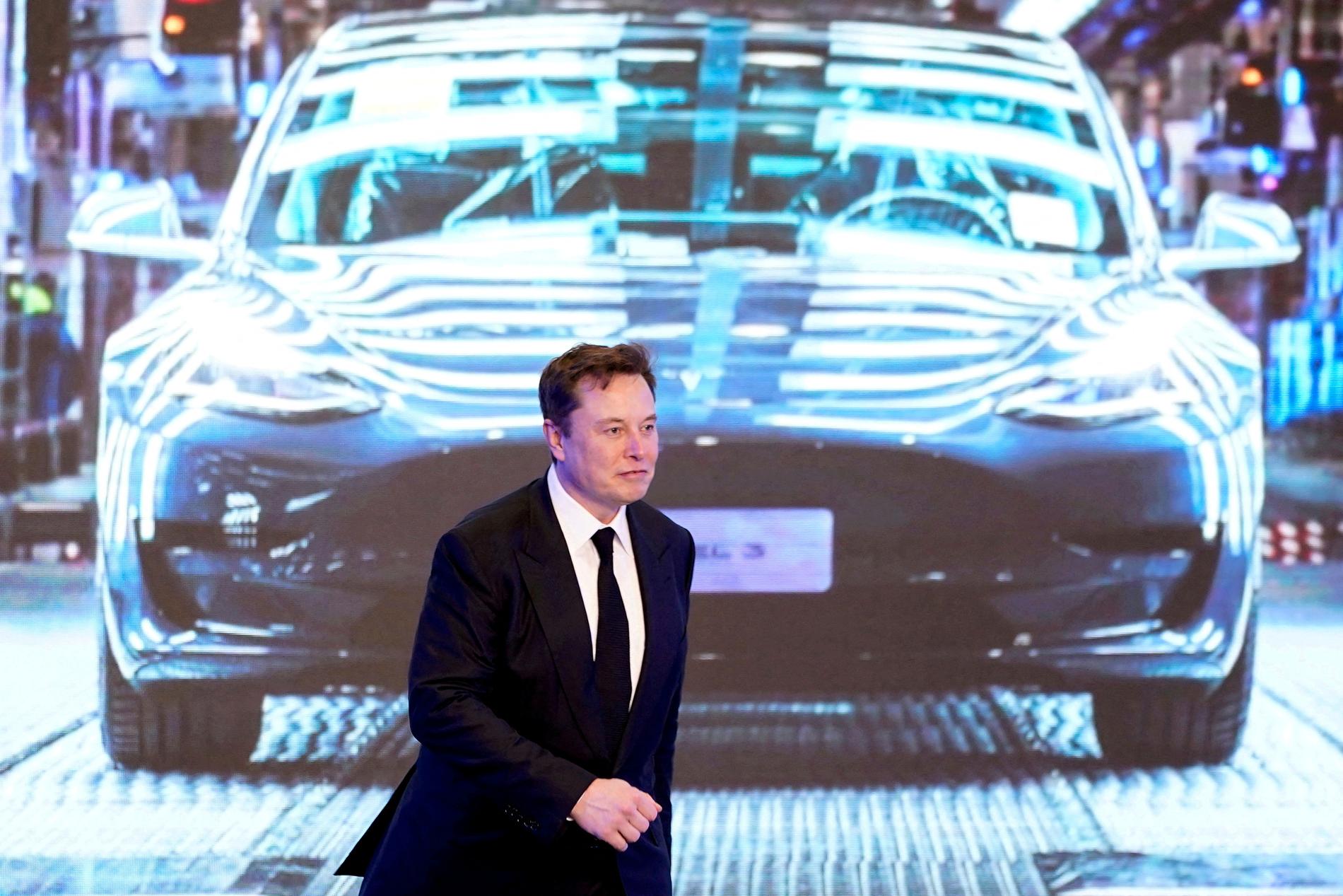 Tesla-sjef Elon Musk. Elbilprodusenten legger frem kvartalstall tirsdag. 