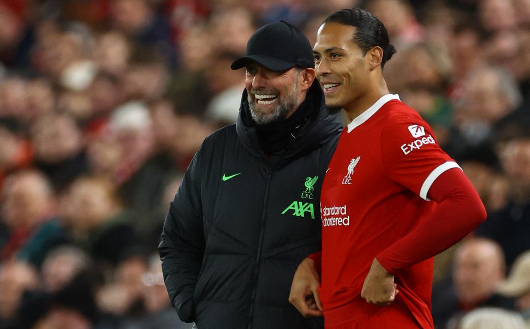 Virgil van Dijk gave a speech and asked the players to give everything for Jurgen Klopp in the last six months at Liverpool.