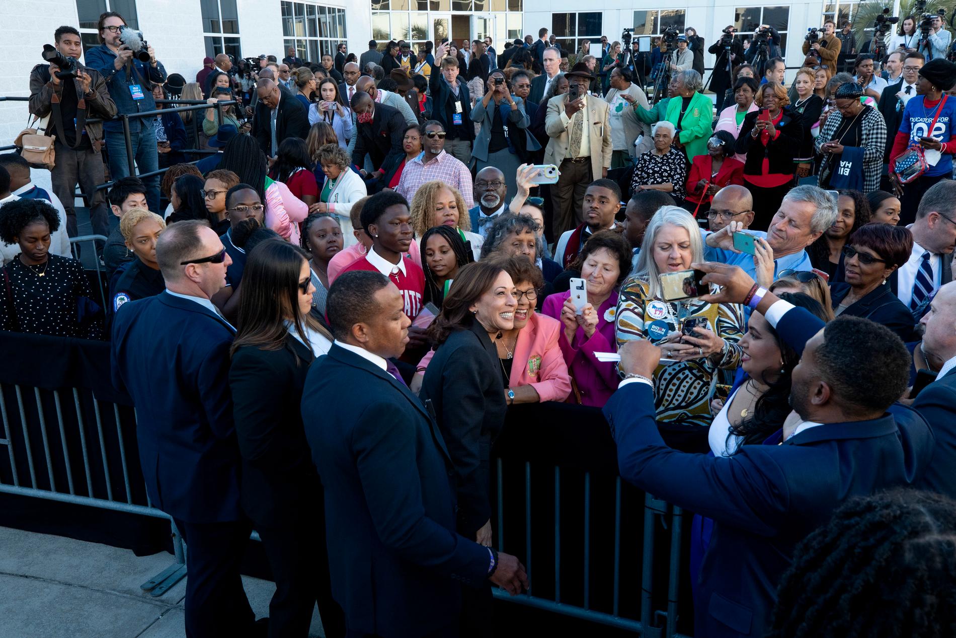 Kamala Harris is leading Joe Biden's push to attract black voters