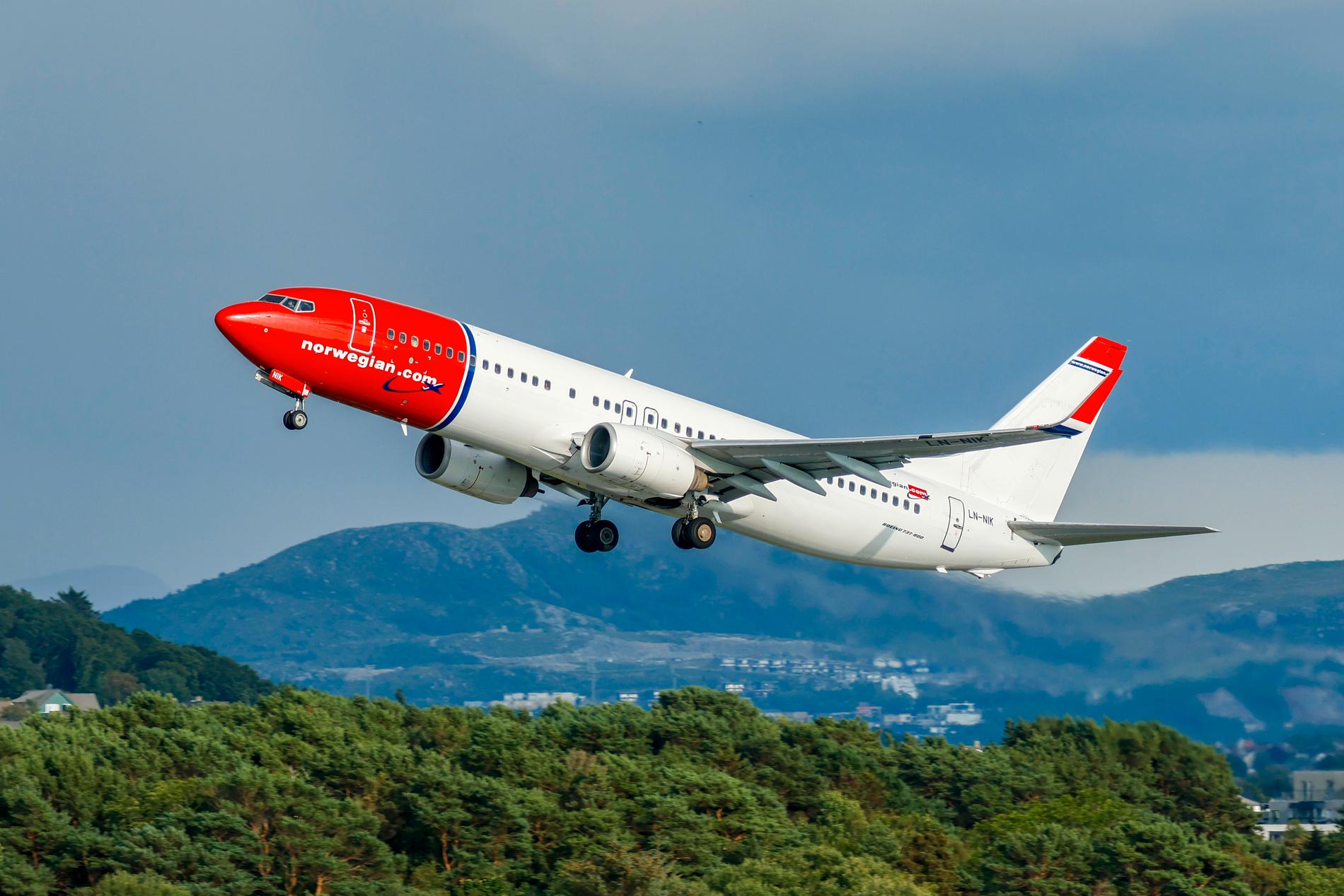 Norwegian fraktet 1,28 millioner passasjerer i februar