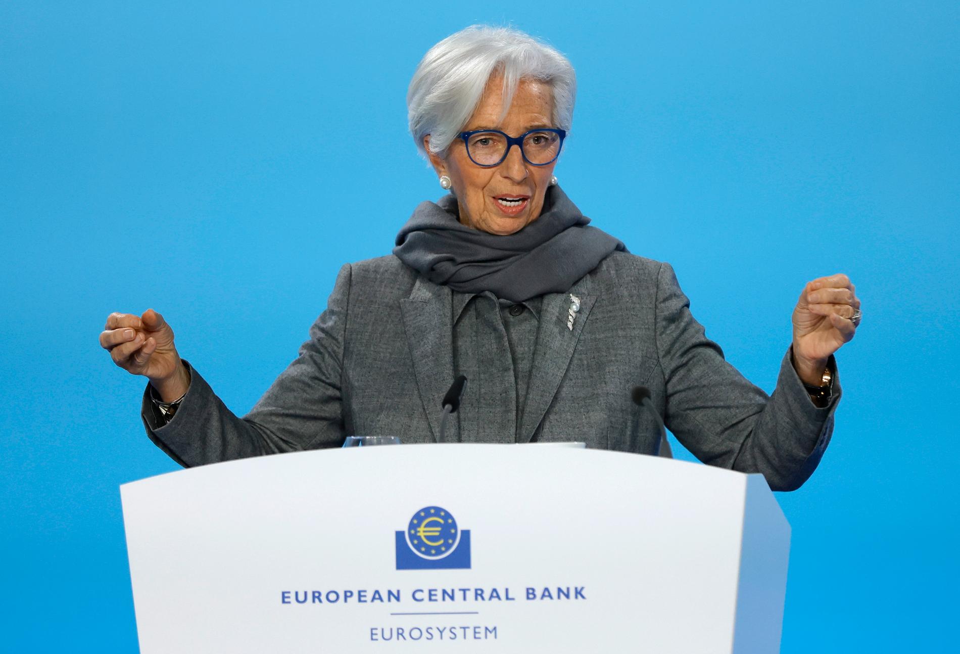 Warning: Christine Lagarde believes a Trump victory would pose a threat to European security.