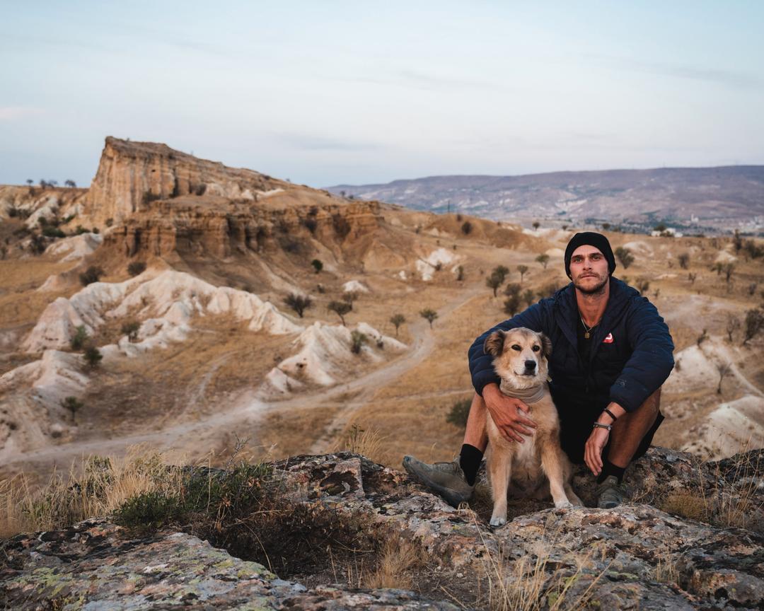 Savannah dog Matt – walked across 38 countries with his owner Tom Tursic