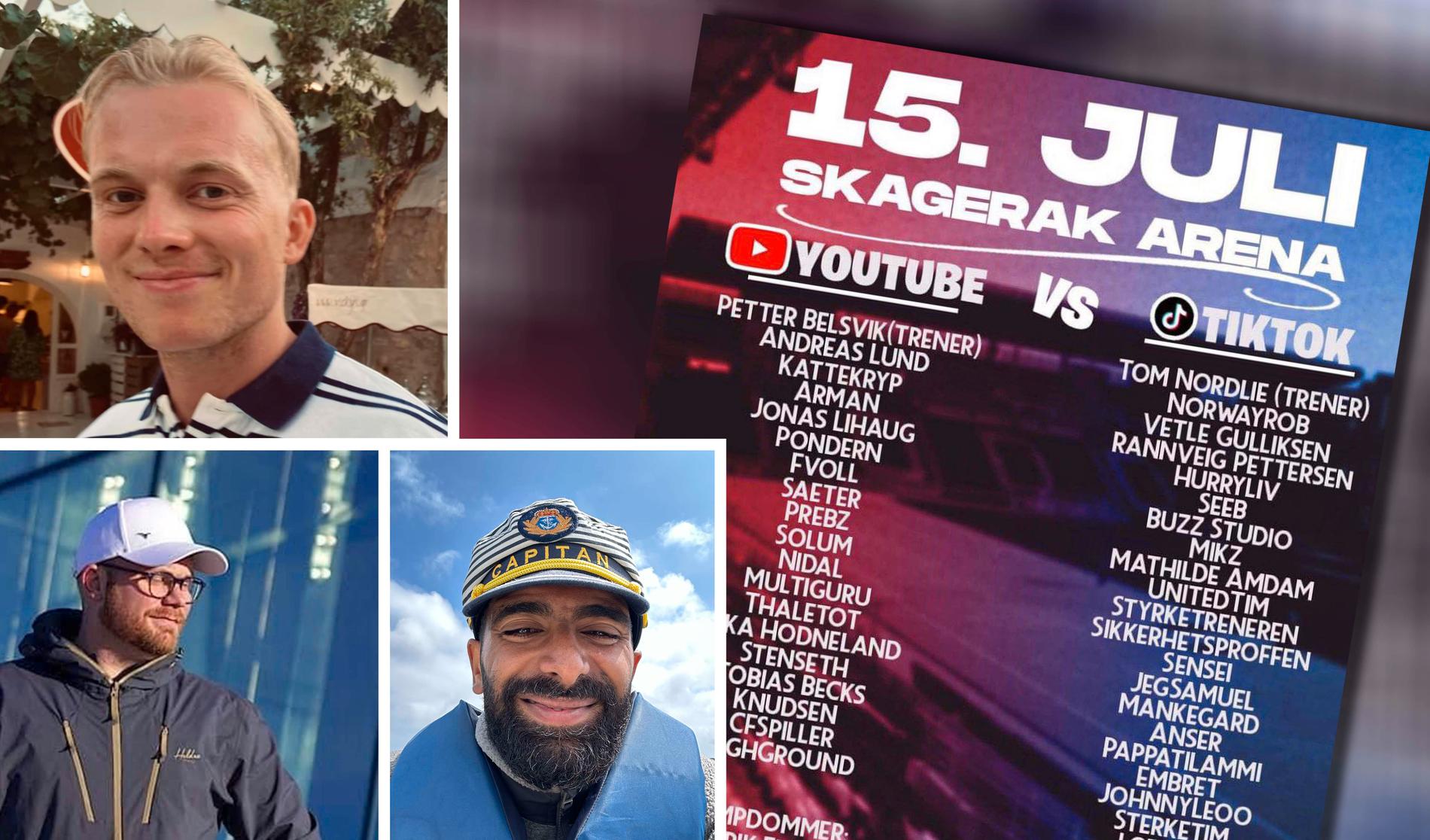 YouTuber e TikToker norvegesi giocano a calcio per la salute mentale