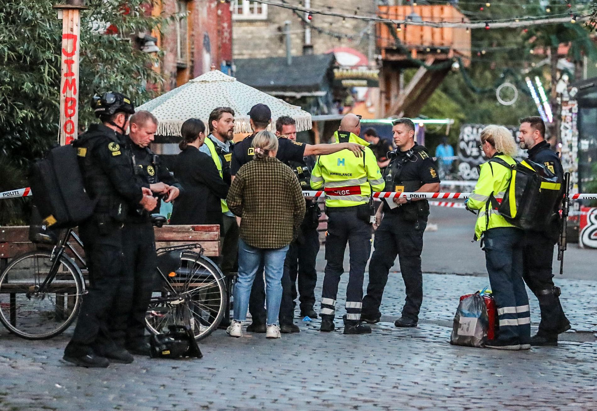 Shooting Incident in Christiania: Copenhagen Police and Emergency Services Respond