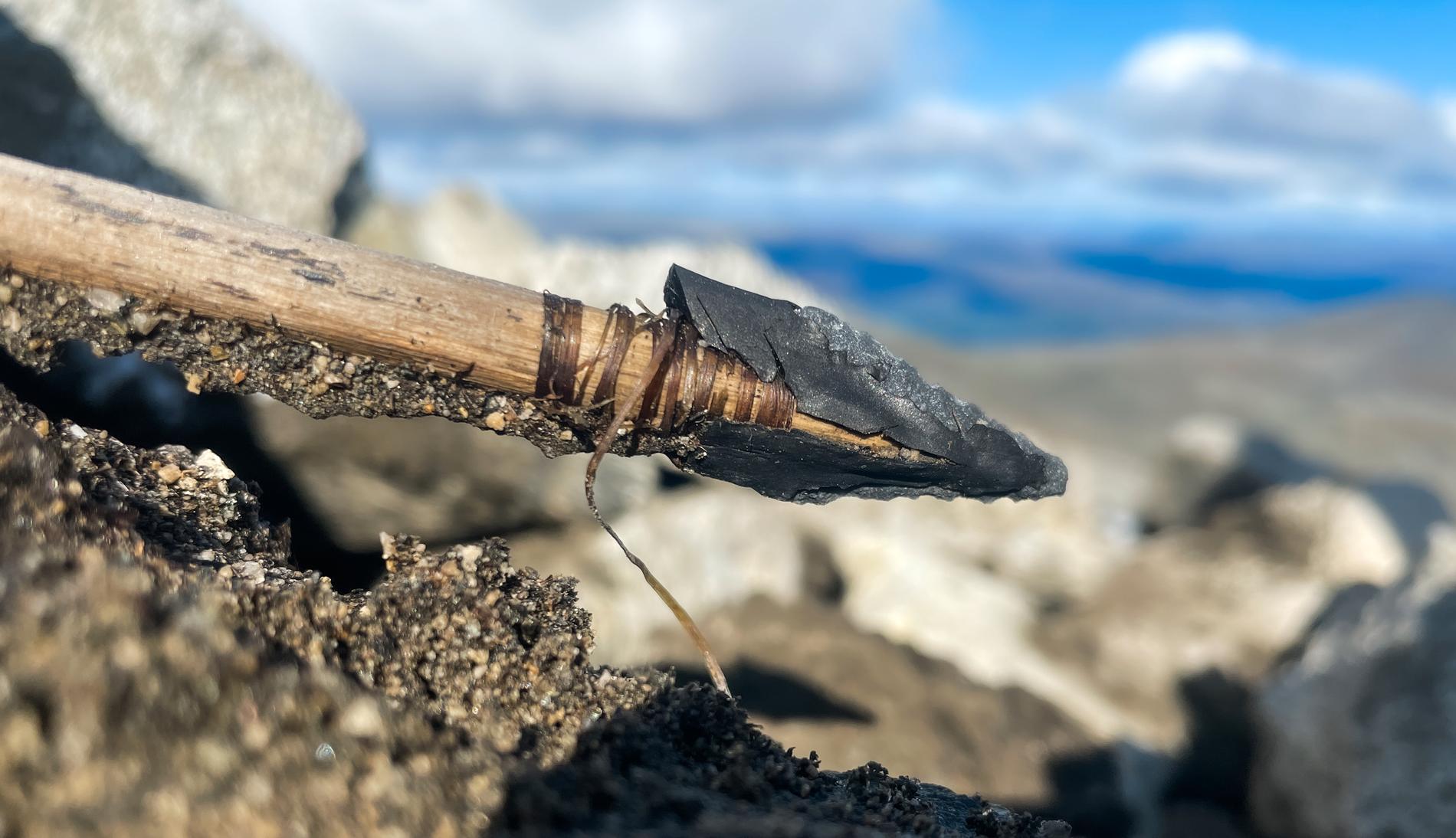 Two Bronze Age arrowheads found at Jotunheiman: – Very well preserved