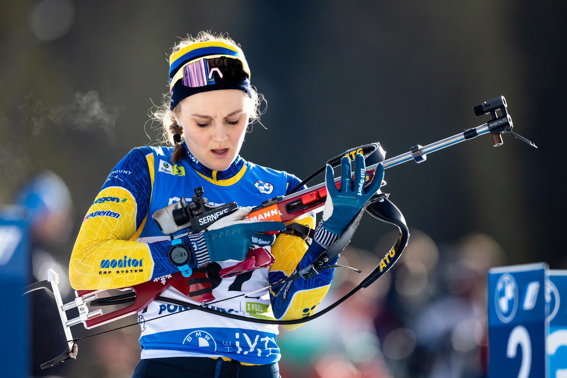 Biathlon: Stina Nilsson è stata esclusa dalla squadra della Coppa del Mondo