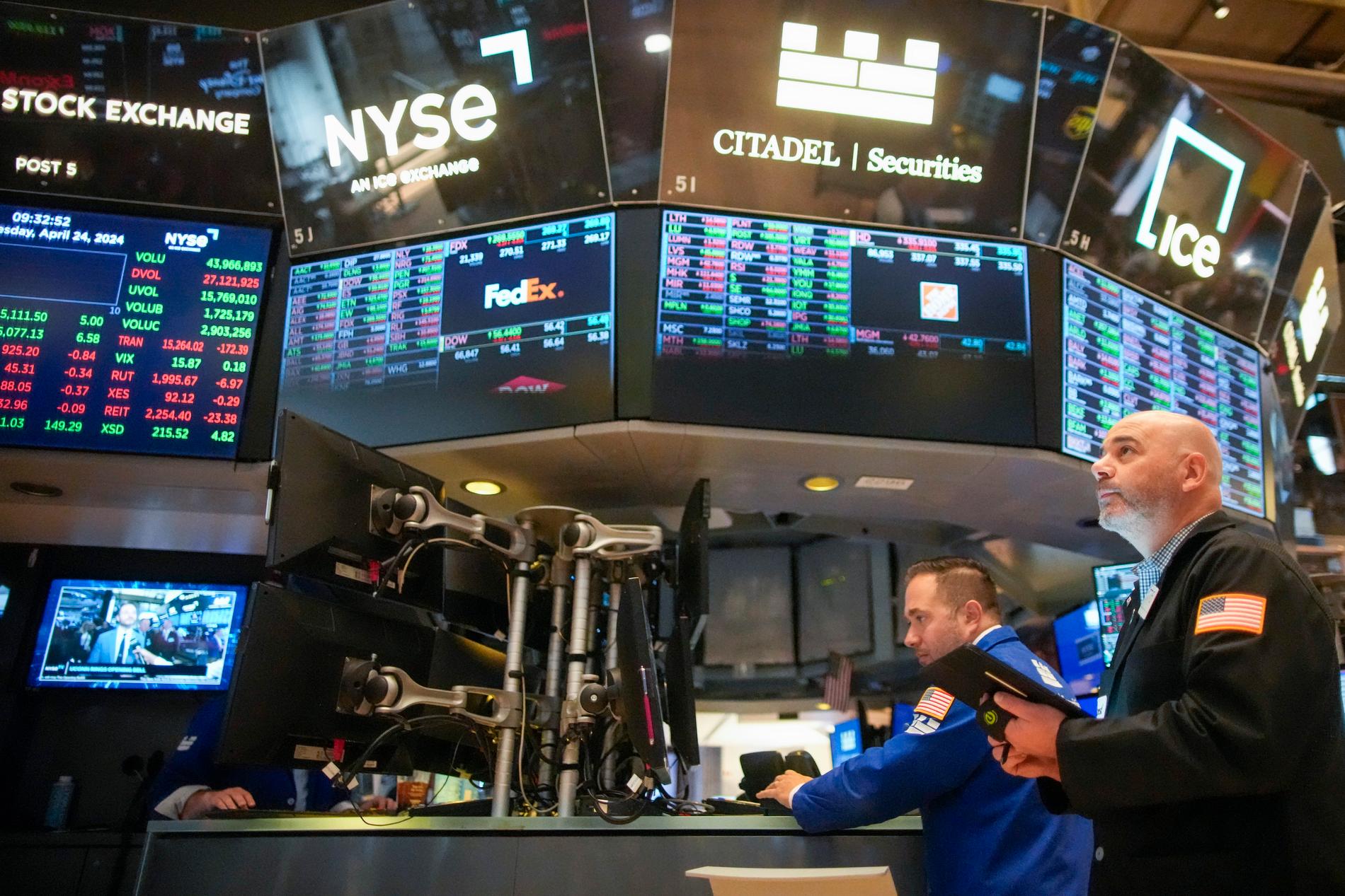 Markant nedgang på Wall Street etter nøkkeltall