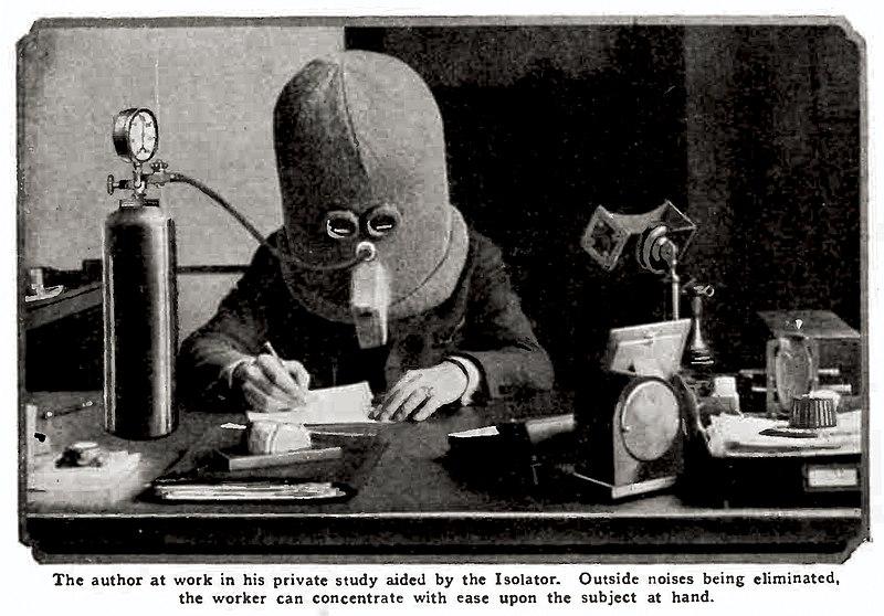 ISOLASJON: Illustrasjonsbilde fra det amerikanske magasinet Science and Invention, juli 1925. 