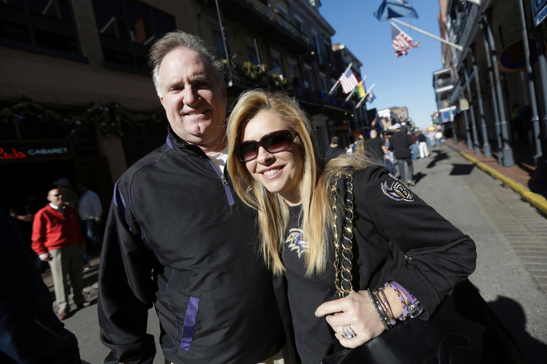 Like a Son: Leigh Anne and Sean Tuohy in New Orleans earlier this year.  The couple says they love O'Hare like a son. 