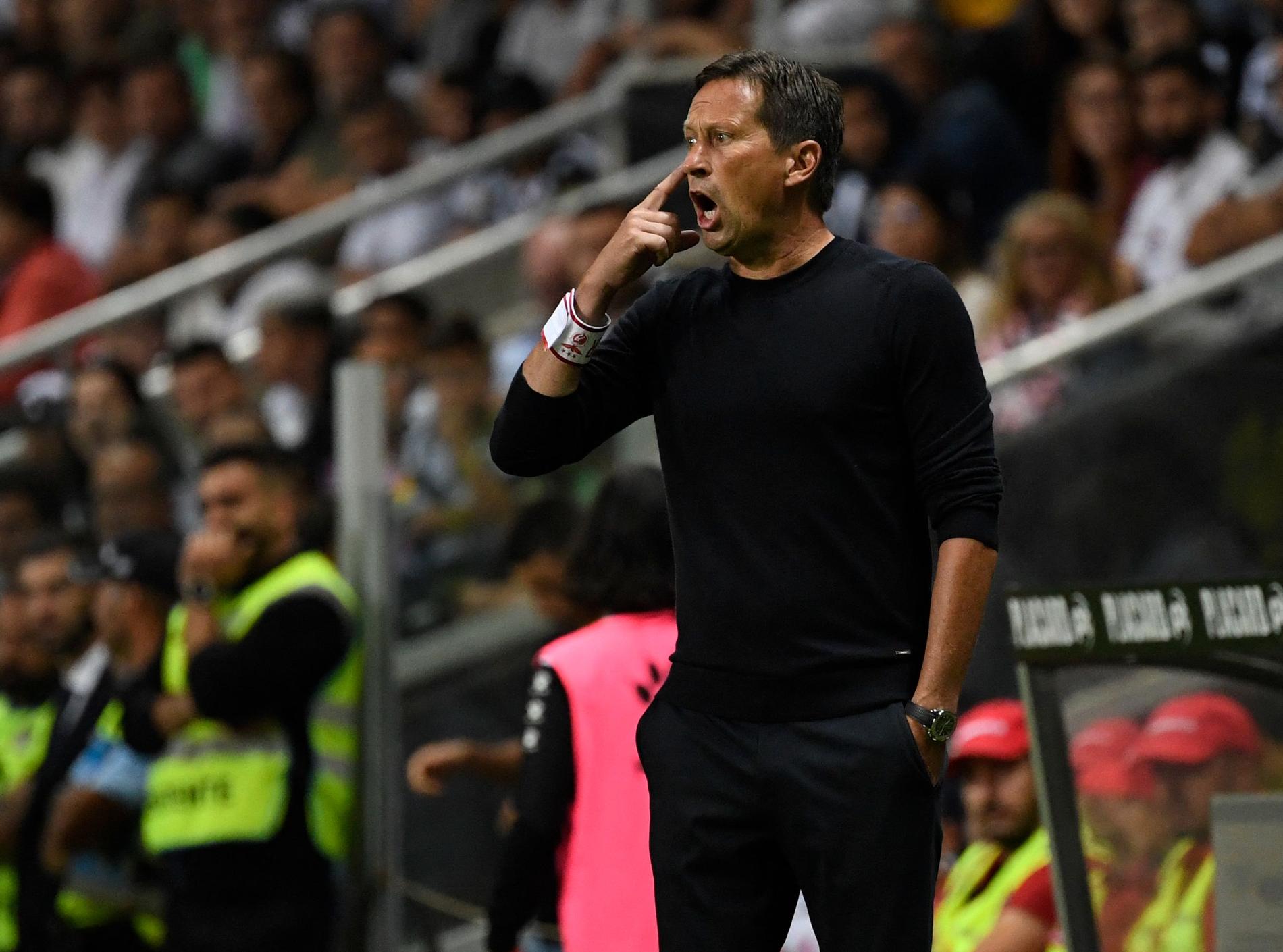 GOLDEN COACH: In his first season as Benfica coach, Roger Schmidt led the club to its first league gold medal in four years.