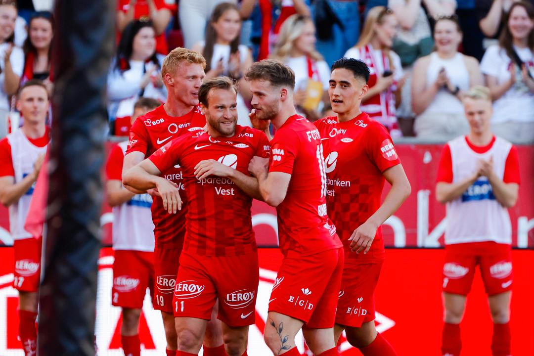 Fotballfest i Bergen: Brann satte klubbrekord da Sandefjord ble slått 2–1