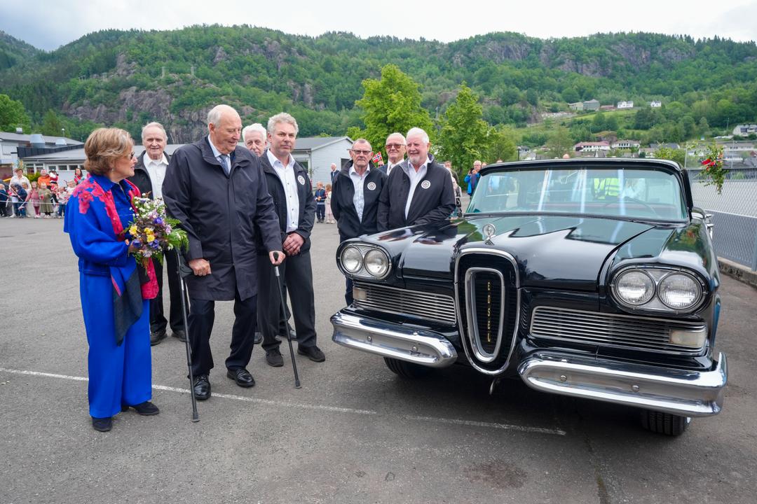 Kong Harald fikk seg en overraskelse