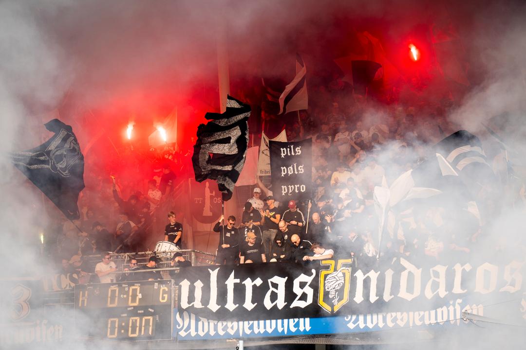 NFF reagerer etter pyroscener på Lerkendal: – Veldig trist