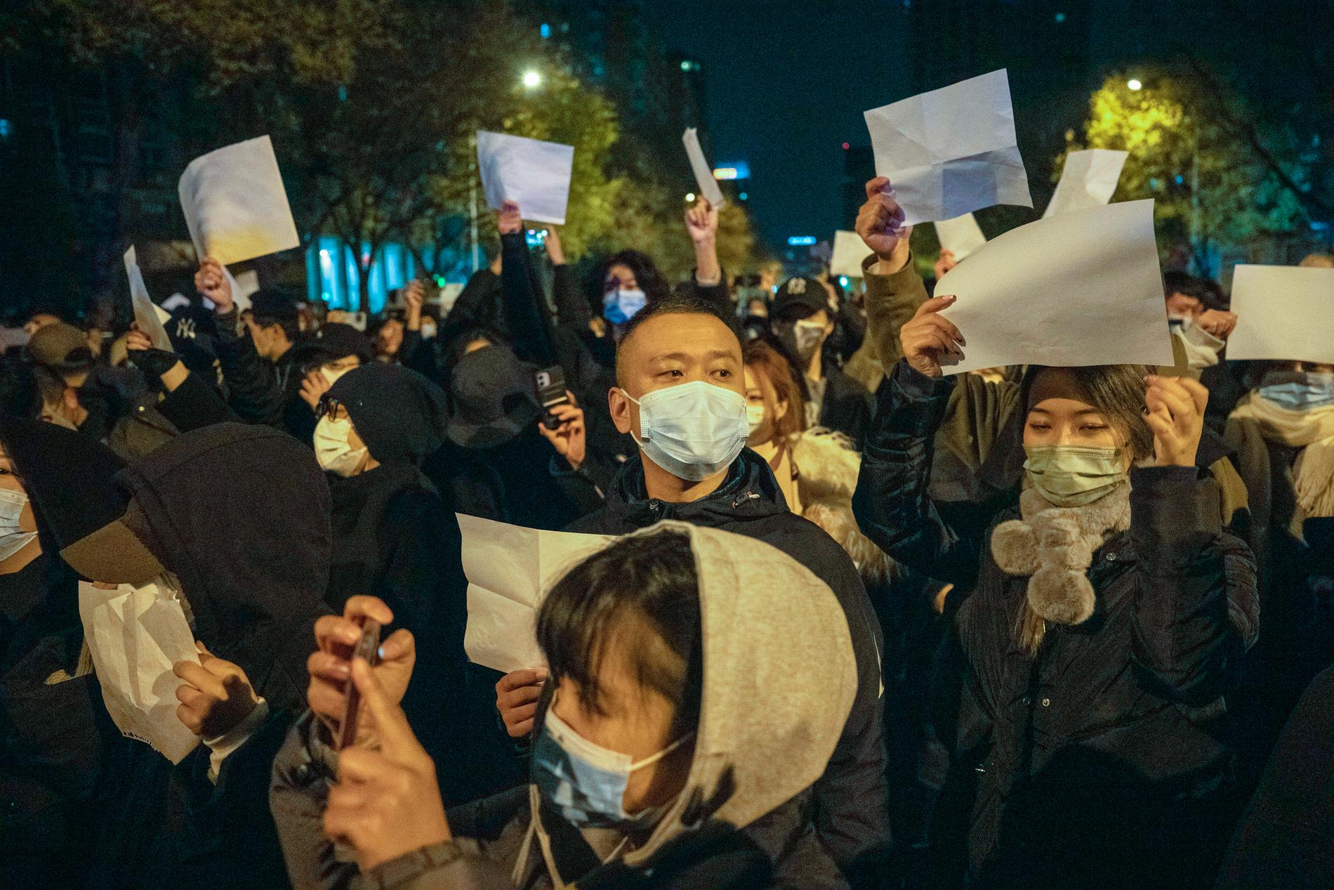 La Chine chasse les manifestants – VG