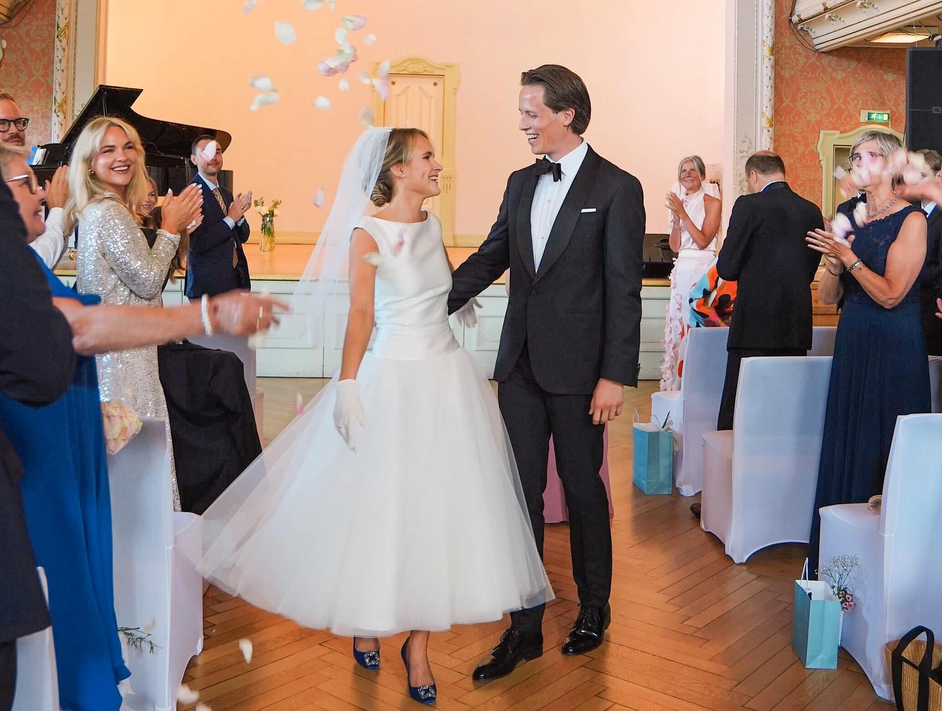 Emil Geld after the wedding with Lenny Myhry: – The best day of my life