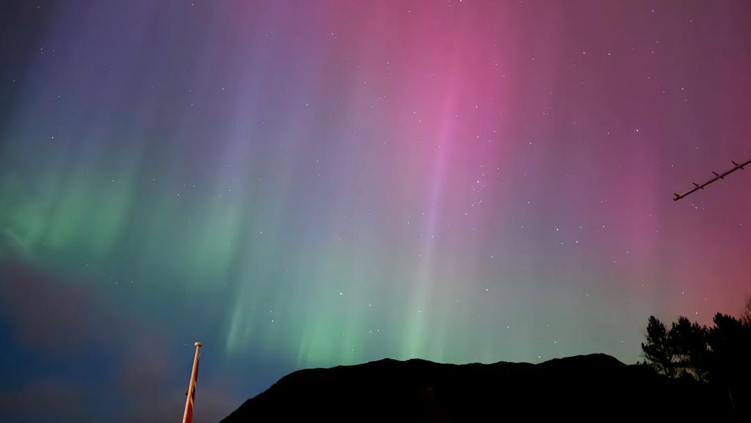 Nordlys på Vestlandet: - Helt vilt