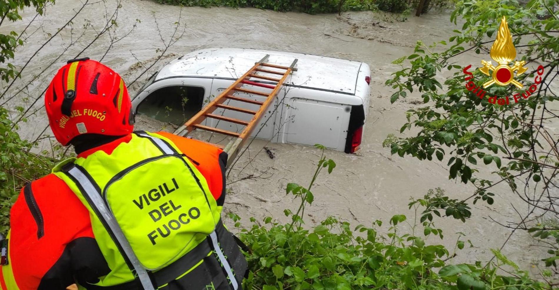 Almeno due morti dopo le alluvioni in Italia