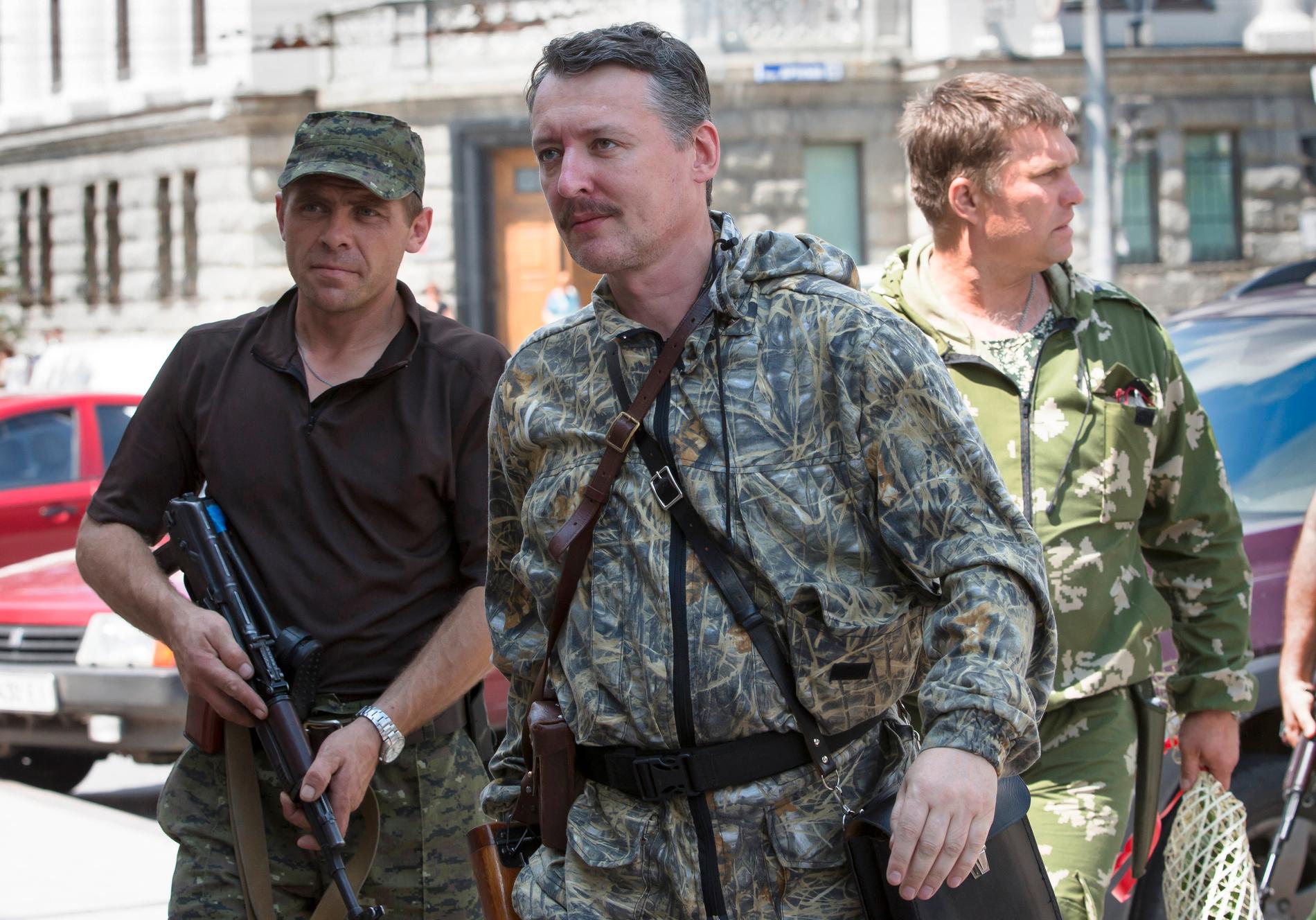 Un uomo importante: Igor Girkin è stato fotografato a Donetsk già nel 2014. Era un uomo importante per Mosca allo scoppio della guerra nel 2014.