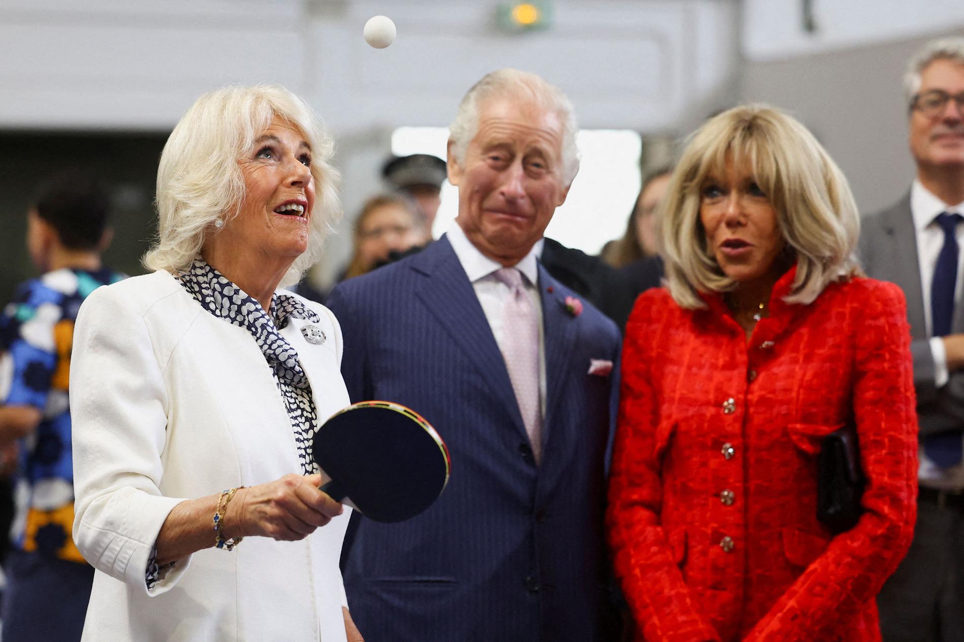 Monnert: Queen Camilla, King Charles and First Lady of France Brigitte Macron in Paris on Thursday.