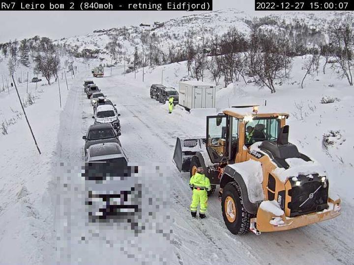 Advarer Om Krevende Kjøreforhold Ha Med Varme Klær 5861