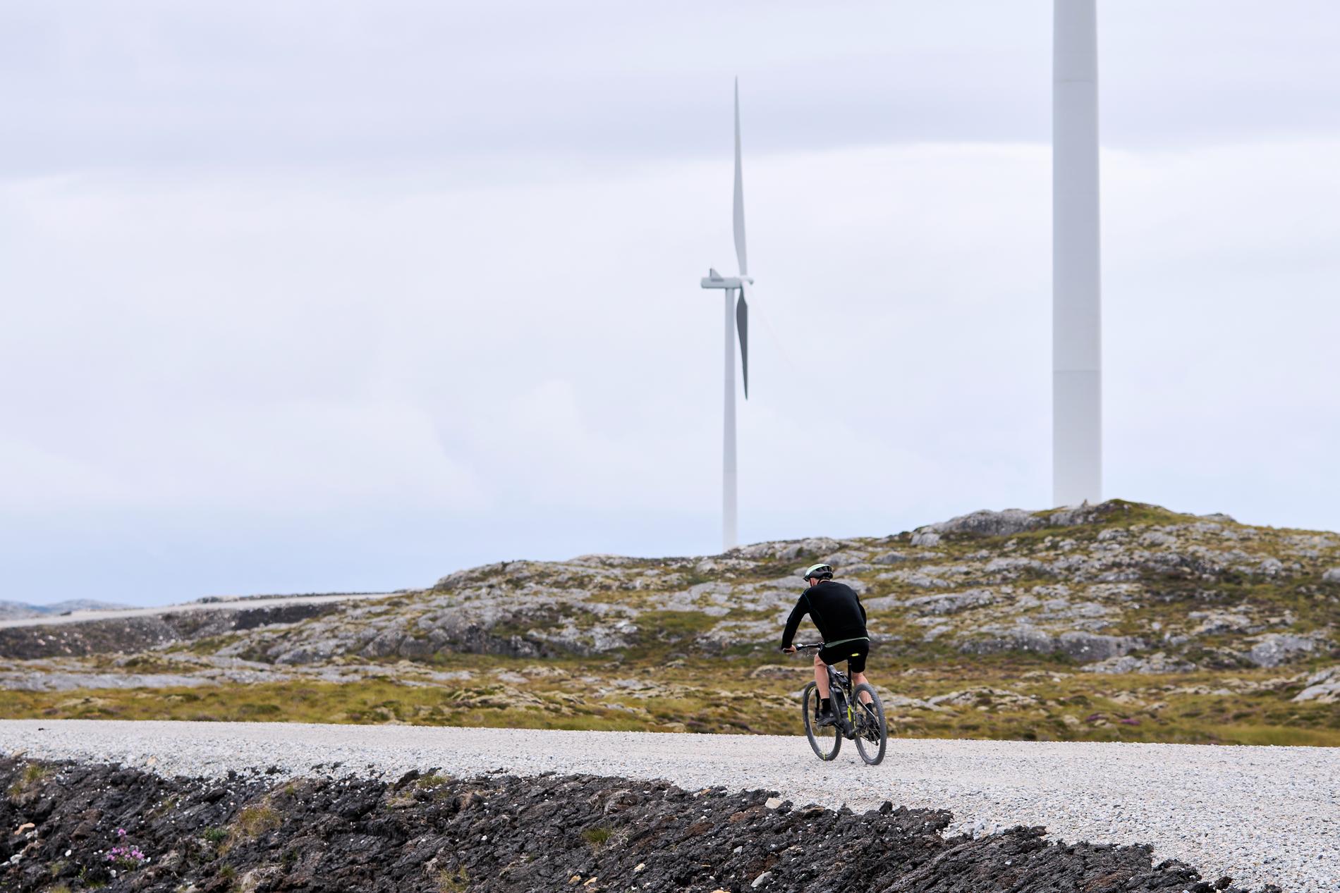 Vindkraftanlegget på Frøya i Trøndelag møtte mye motstand. 