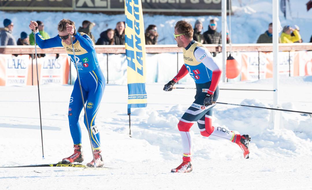 Peter Northug was registered in the team sprint in the second part of the NM race in Lillehammer 2024 – to measure his strength against Claybo and the national team runners
