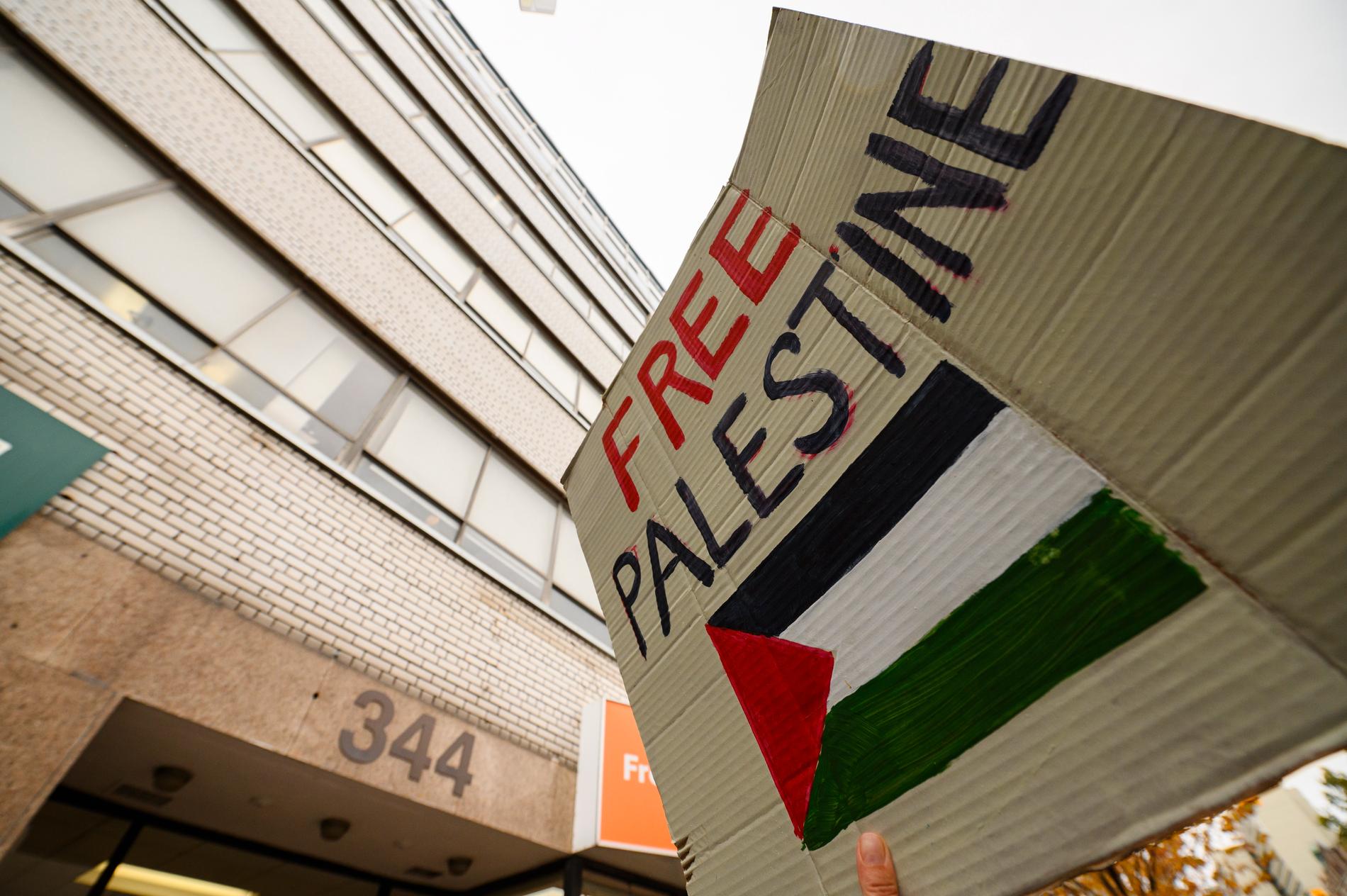 Steel Frontier: We must begin by acknowledging that although this is an emotional debate and a dark, emotional time, grief and fear — not hate — are actually the most important driving forces at play, the historian writes.  The photo is from a demonstration in the Canadian city of Toronto on October 30.