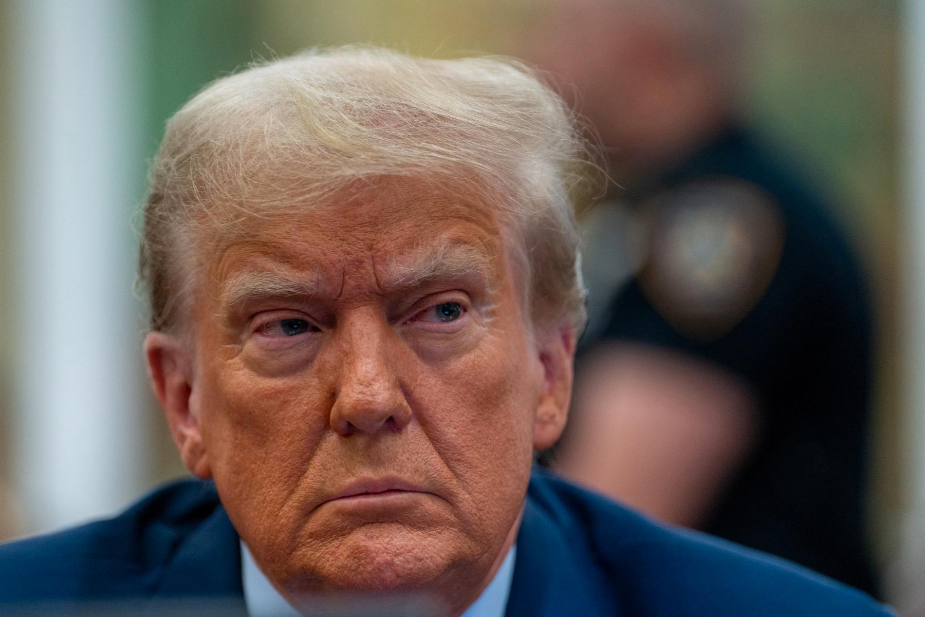 IN COURT: Former President Donald Trump explained himself before the New York Supreme Court on Monday in the case against the Trump Organization.
