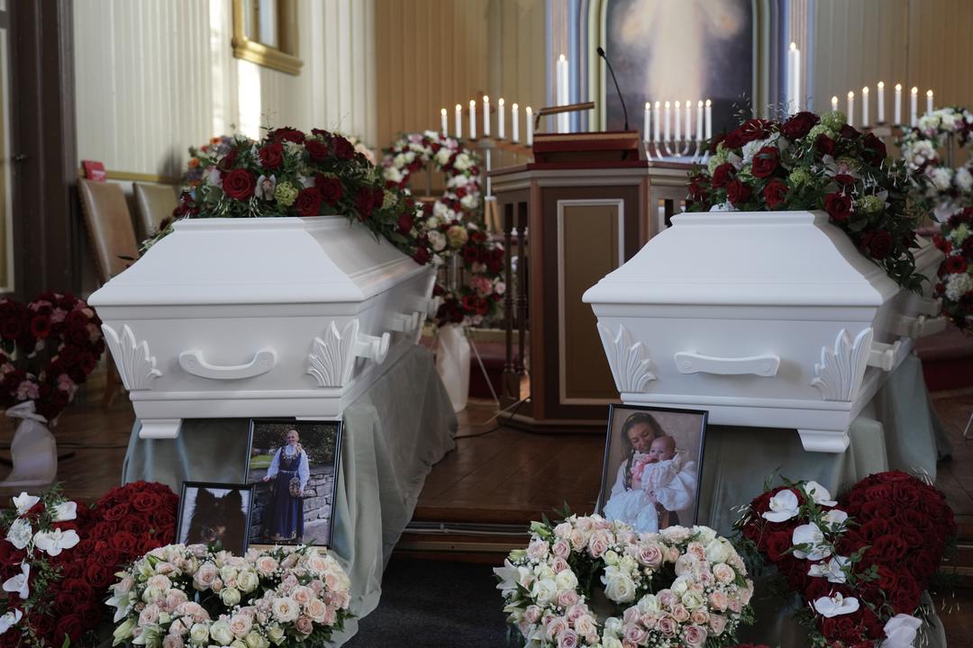Funeral held for victims of tragic triple murder in Norway