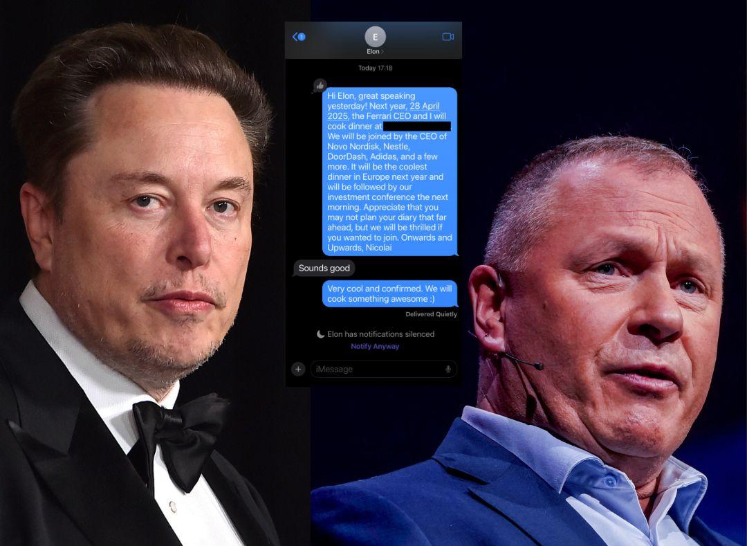 Nicolai Tangen inviterte Elon Musk til Oslo: – Vil bli den kuleste middagen i Europa