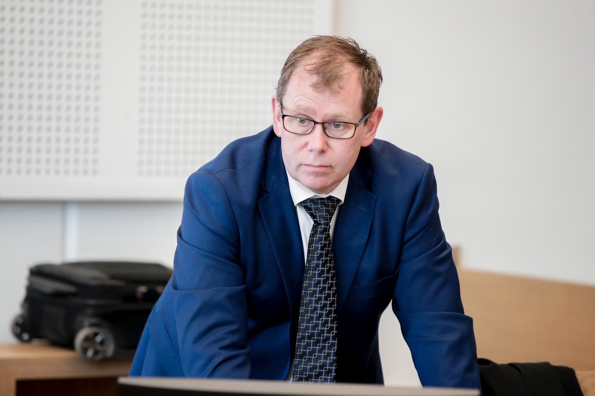PROCUREUR : Le procureur Thorbjørn Klundseter.  La photo provient d'un cas précédent. 