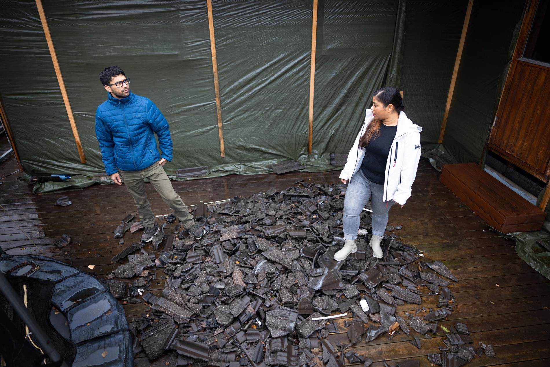 Mahindra Singh and his family fled the fire when the family’s home in Bergen was set on fire.