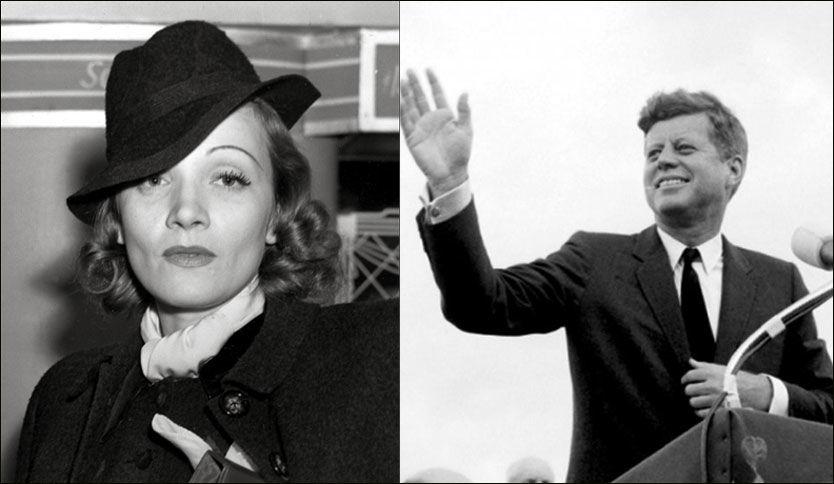 Kennedy skal ha spurt Dietrich om hun lå med hans far - VG