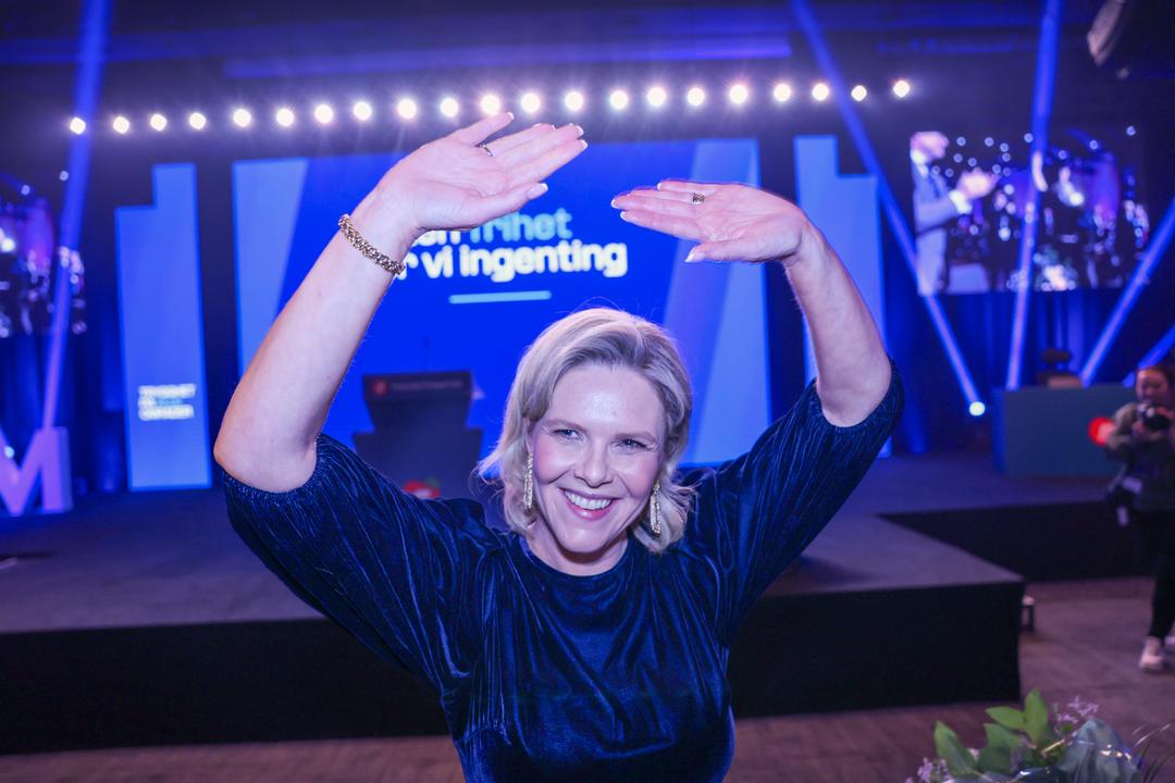 Listhaug réélu à la tête du Frp sous une standing ovation