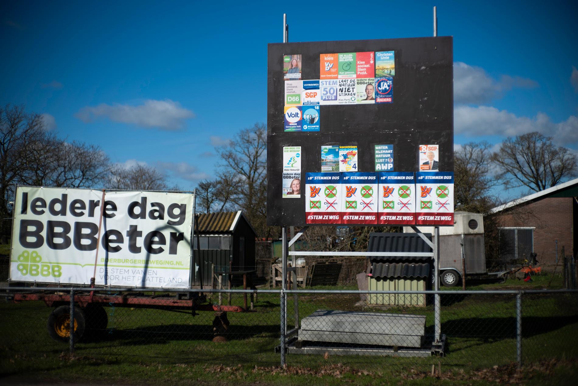 De verkiezingsuitslag van de Boerenpartij in Nederland