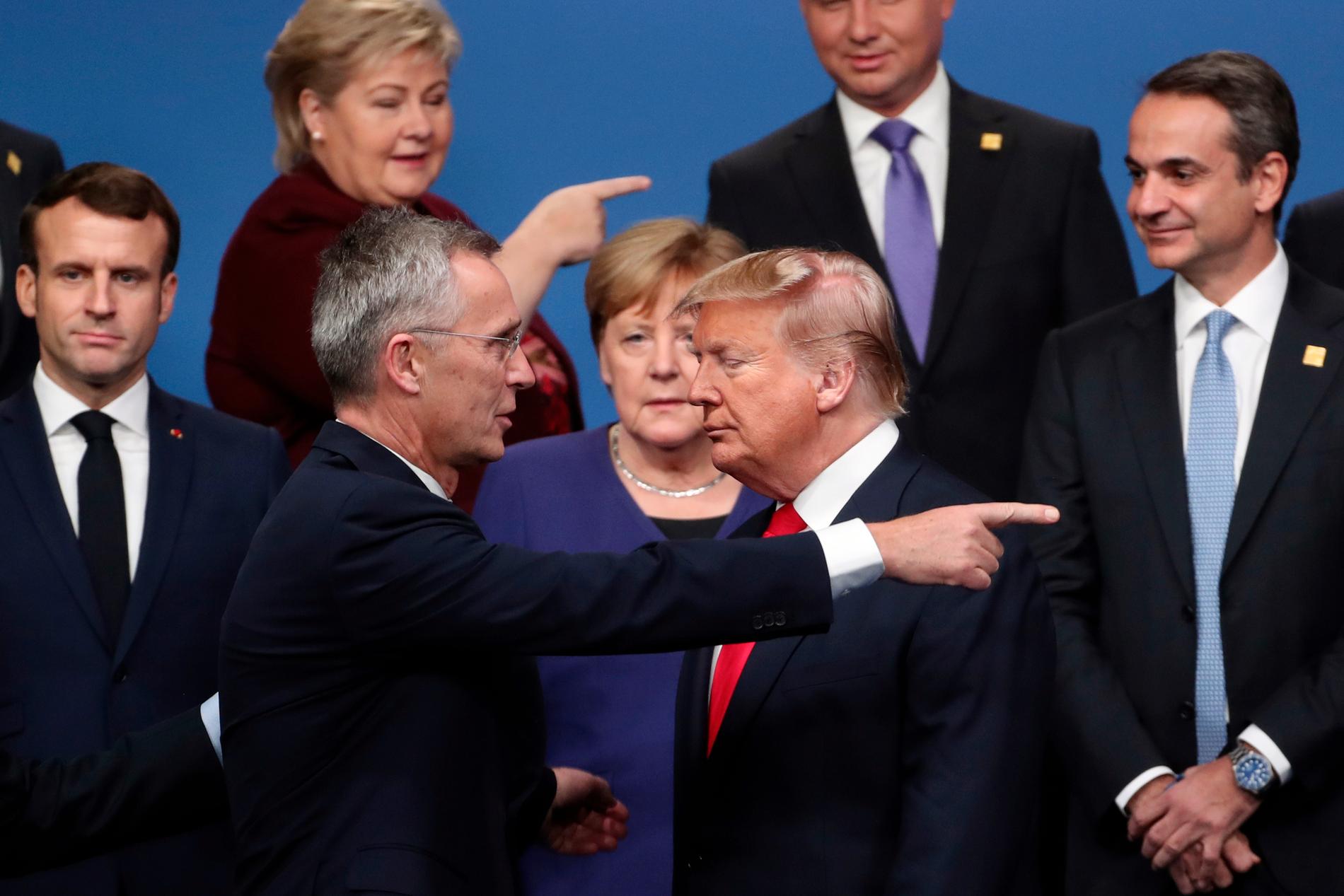 He went his own way: Donald Trump during the NATO summit