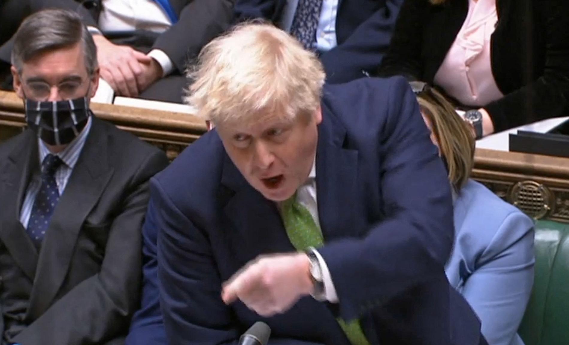 The pressure from himself increased against Boris Johnson: