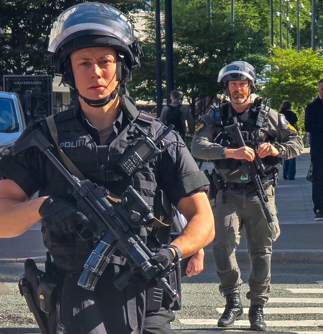 Politiet med stor aksjon i Oslo sentrum