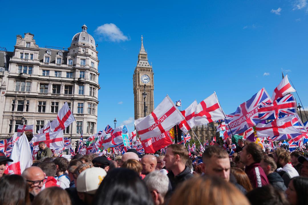 Hundre tusen eller millioner i Londons gater?
